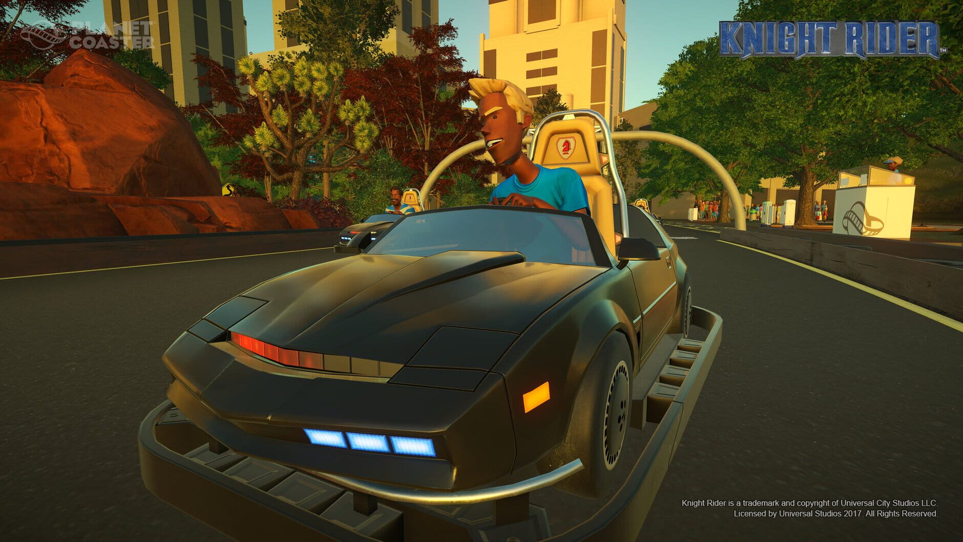 Screenshot for Planet Coaster: Knight Rider K.I.T.T. Construction Kit