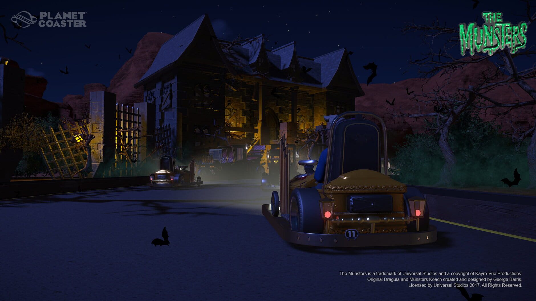 Screenshot for Planet Coaster: The Munsters Munster Koach Construction Kit