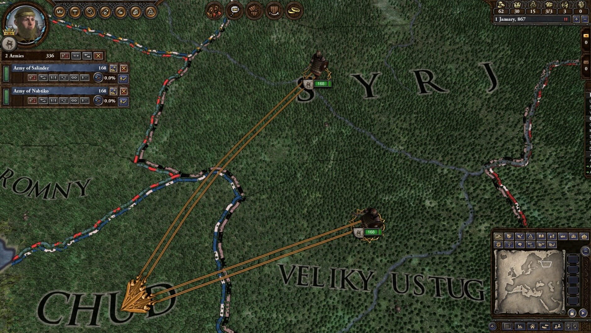 Screenshot for Crusader Kings II: Finno-Ugric Unit Pack