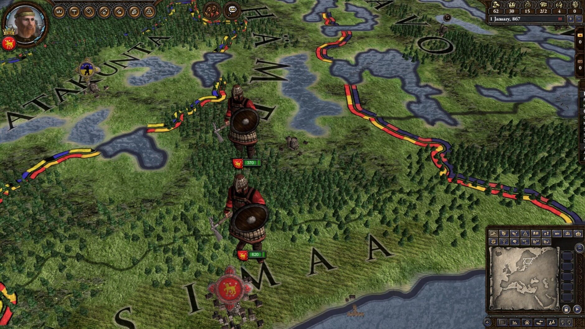 Screenshot for Crusader Kings II: Finno-Ugric Unit Pack
