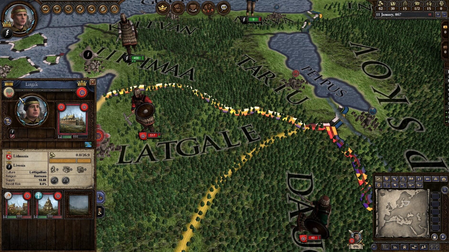 Screenshot for Crusader Kings II: Finno-Ugric Unit Pack