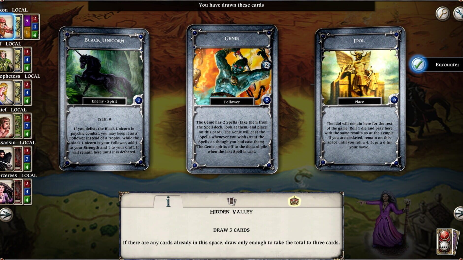 Screenshot for Talisman: The Reaper Expansion - Legendary Deck