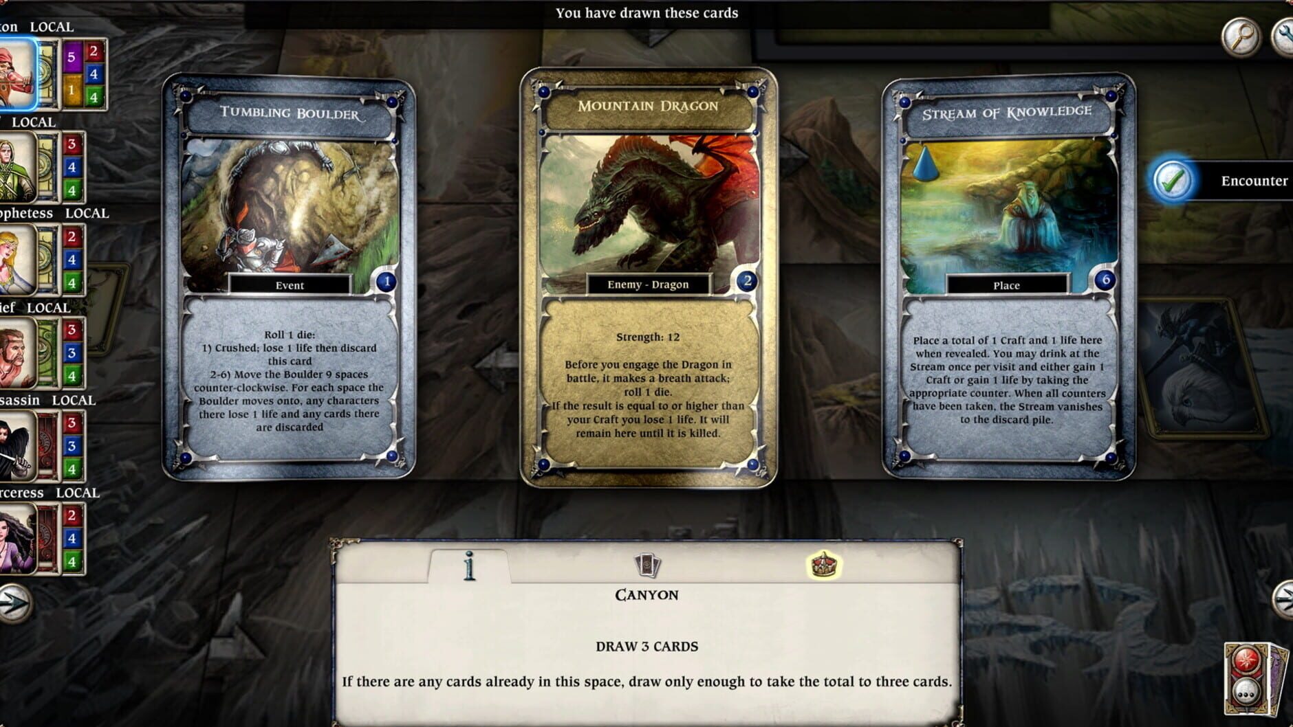Screenshot for Talisman: The Highland Expansion - Legendary Deck
