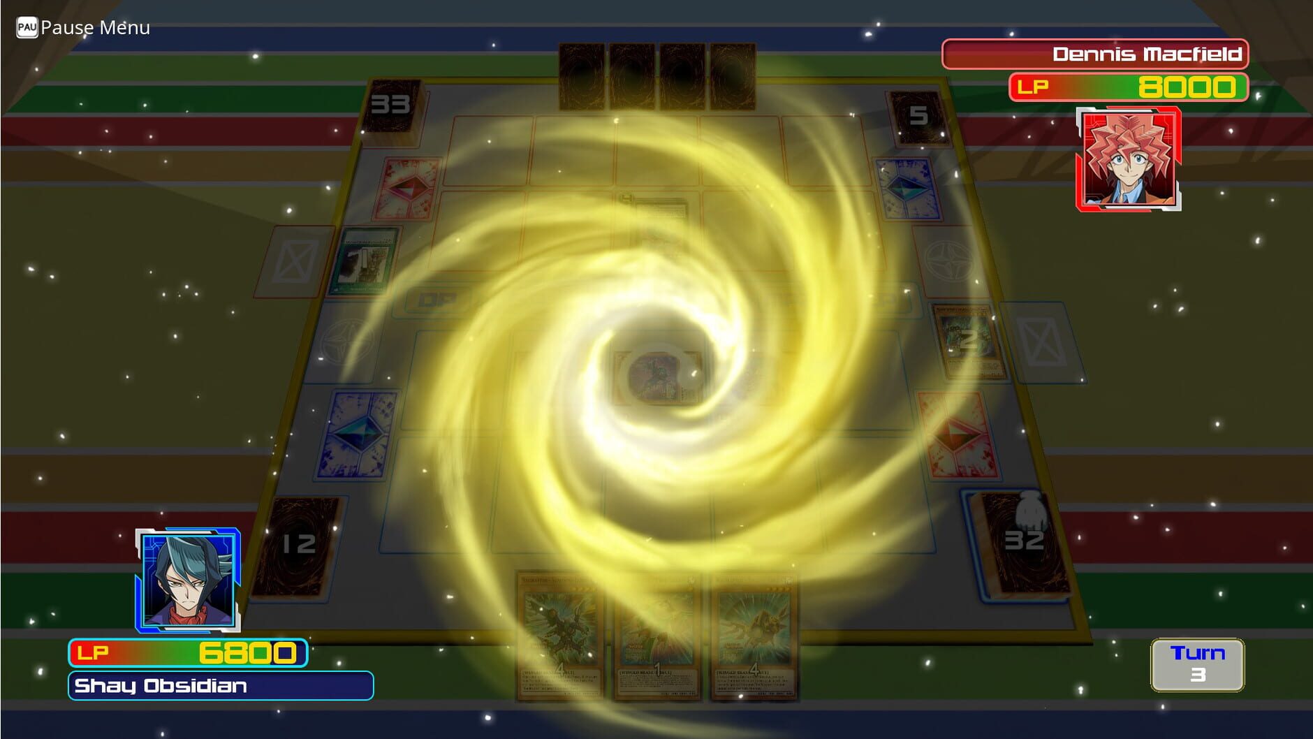 Screenshot for Yu-Gi-Oh! Legacy of the Duelist: Arc-V - Shay vs Dennis