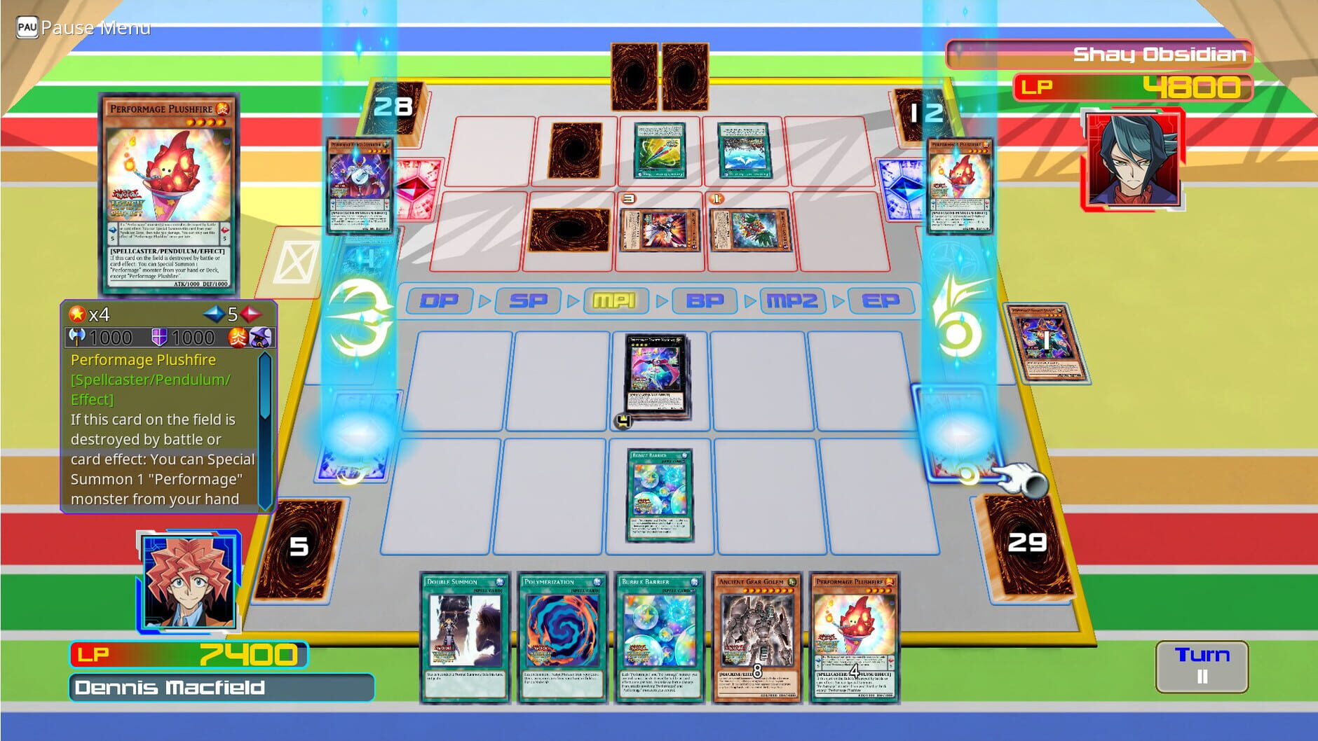 Screenshot for Yu-Gi-Oh! Legacy of the Duelist: Arc-V - Shay vs Dennis