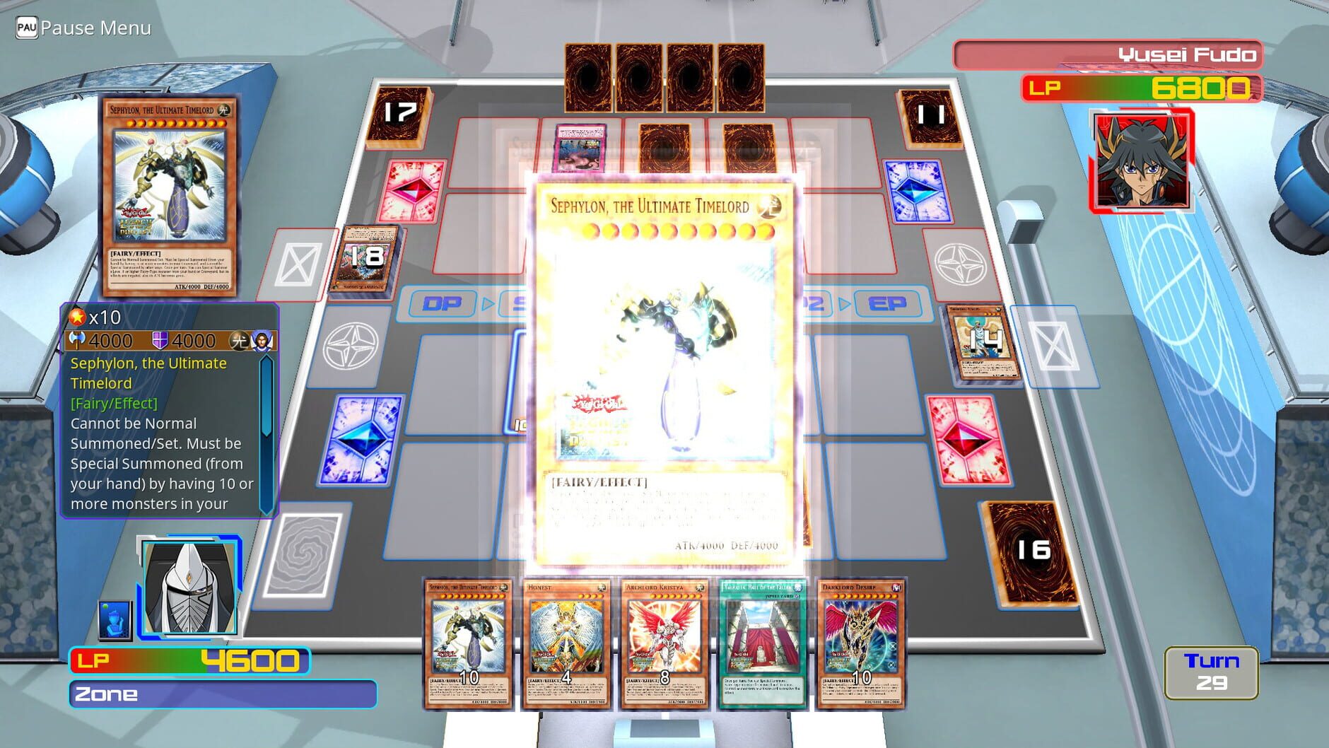 Screenshot for Yu-Gi-Oh! Legacy of the Duelist: 5D's For the Future