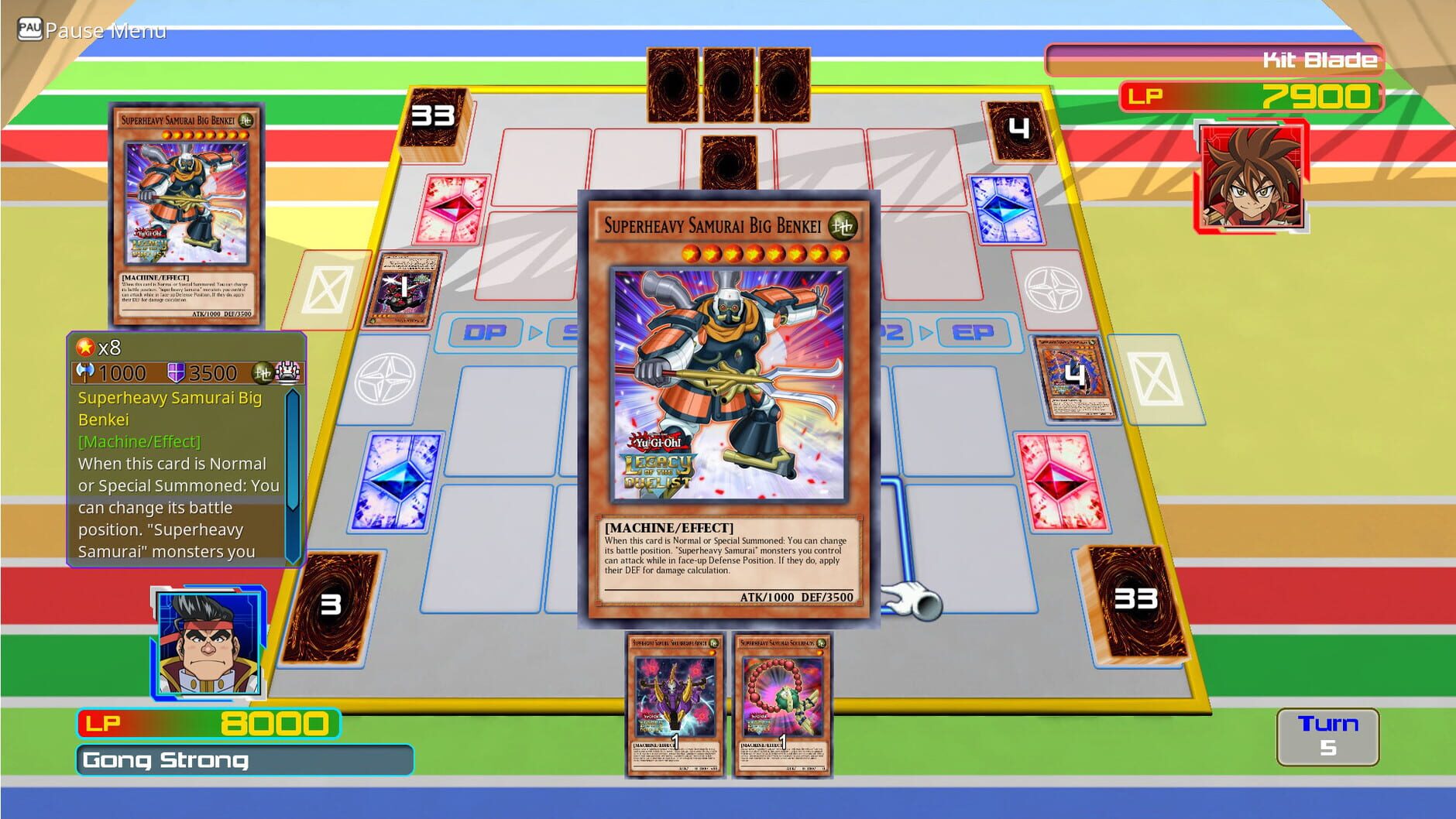 Screenshot for Yu-Gi-Oh! Legacy of the Duelist: Arc-V Gong v. Kit
