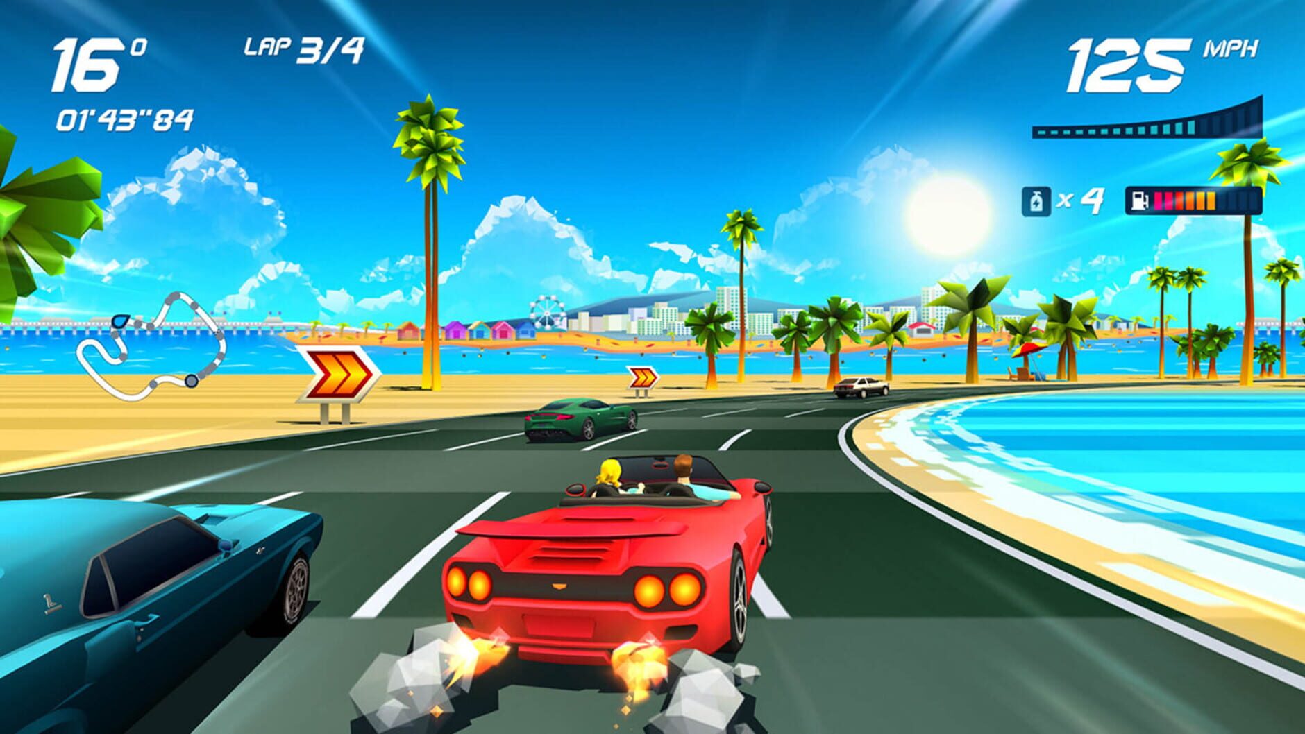Screenshot for Horizon Chase Turbo: Summer Vibes