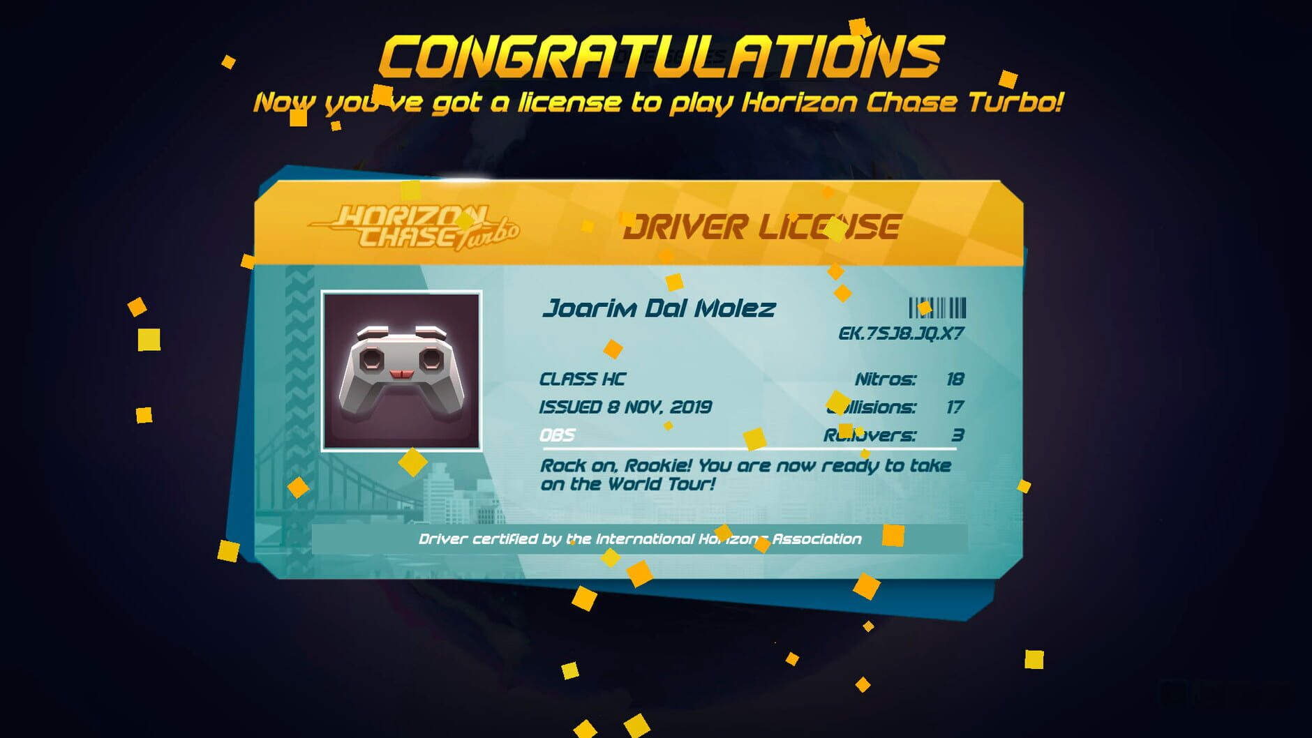 Screenshot for Horizon Chase Turbo: Rookie Series