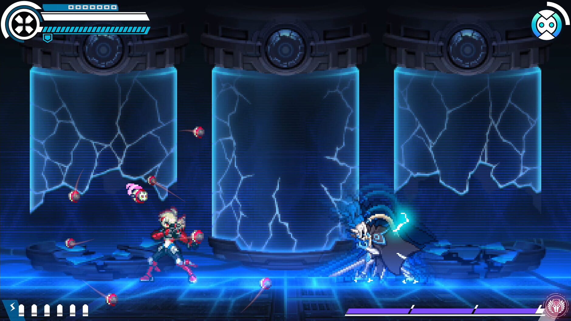 Screenshot for Gunvolt Chronicles: Luminous Avenger iX - Extra Mission: "VS ???"