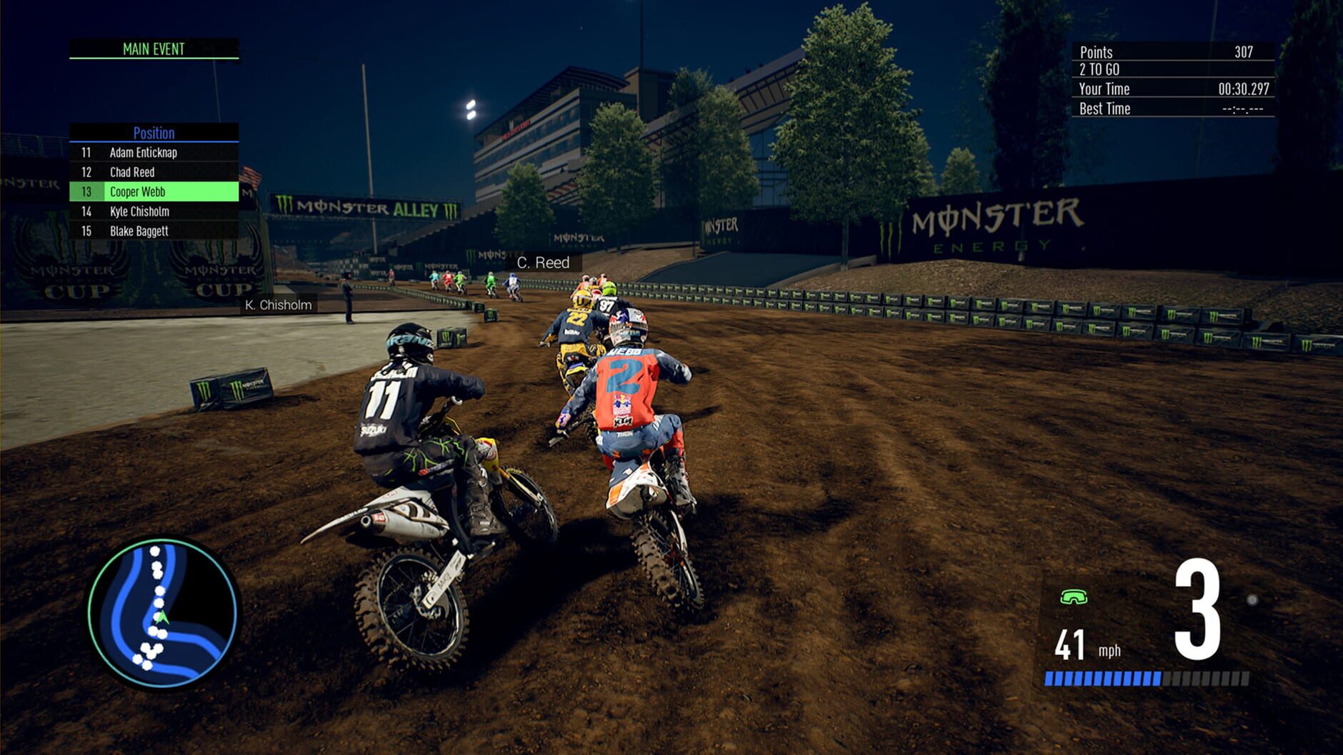 Screenshot for Monster Energy Supercross: The Official Videogame 3 - Monster Energy Cup