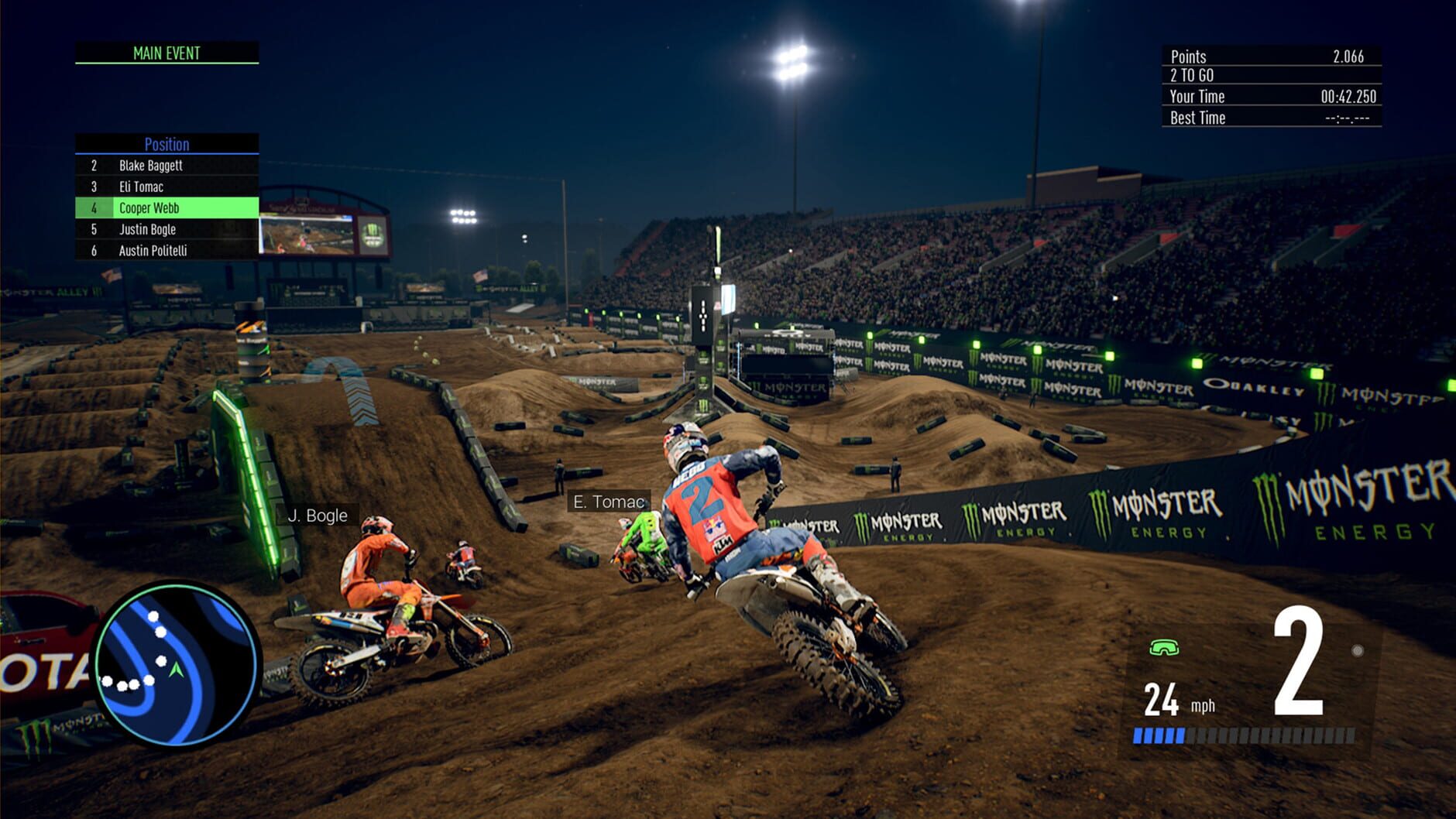 Screenshot for Monster Energy Supercross: The Official Videogame 3 - Monster Energy Cup