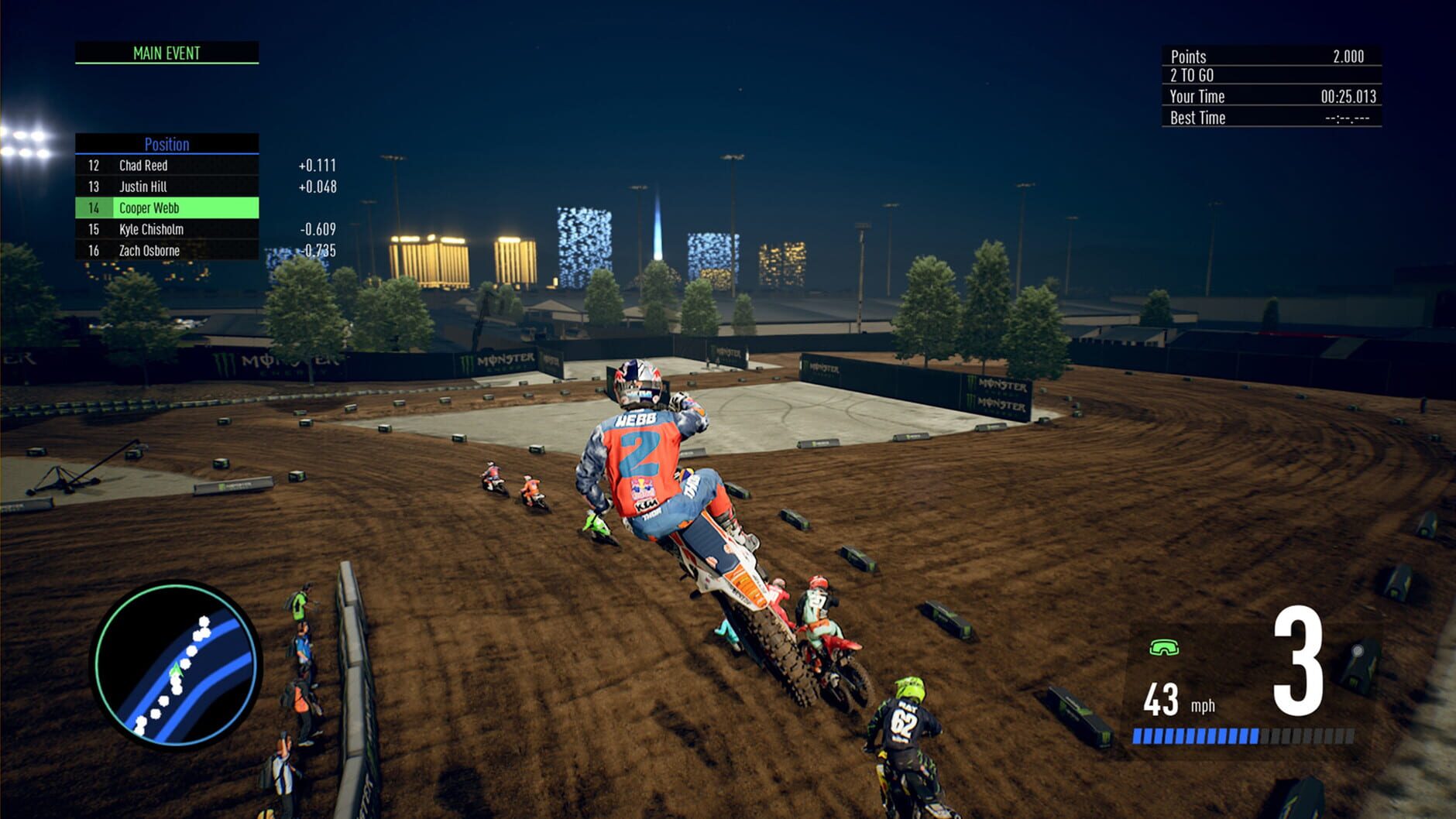 Screenshot for Monster Energy Supercross: The Official Videogame 3 - Monster Energy Cup