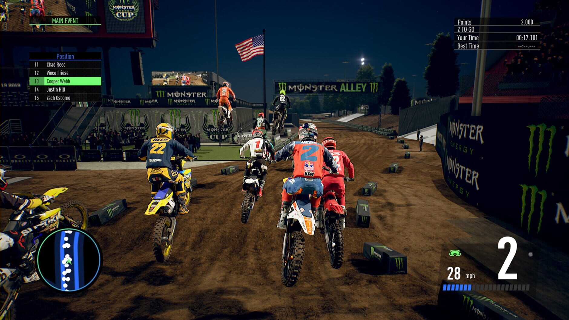Screenshot for Monster Energy Supercross: The Official Videogame 3 - Monster Energy Cup