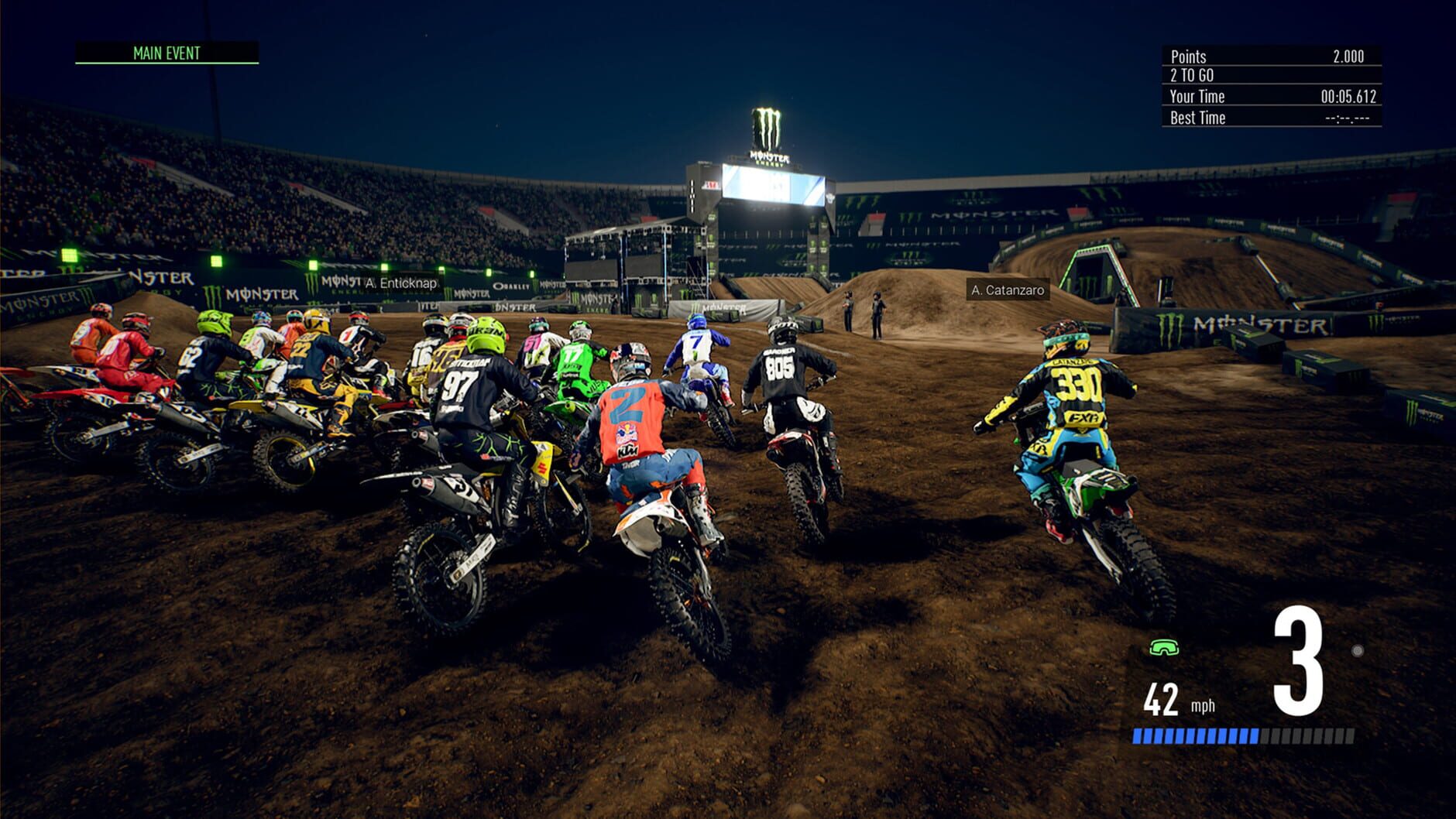 Screenshot for Monster Energy Supercross: The Official Videogame 3 - Monster Energy Cup