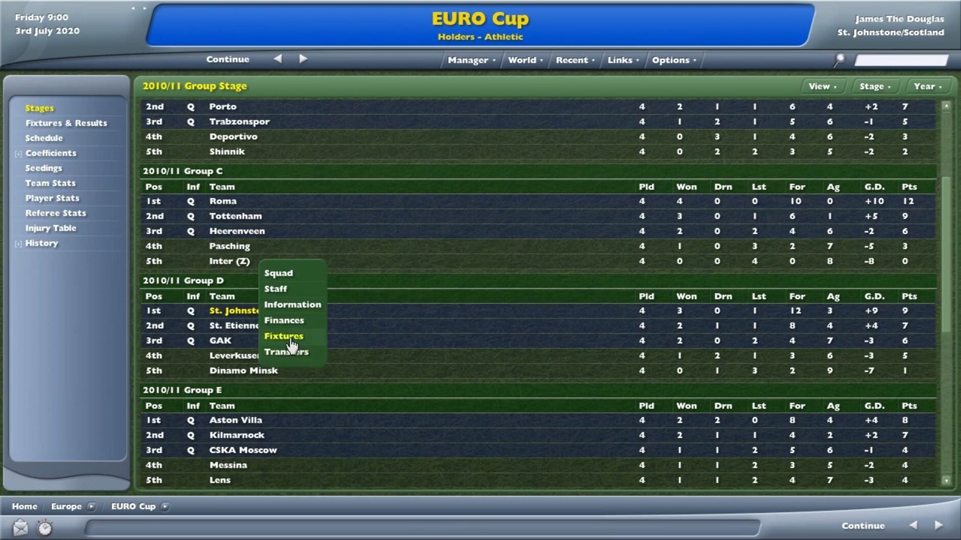 Screenshot for Football Manager 2006
