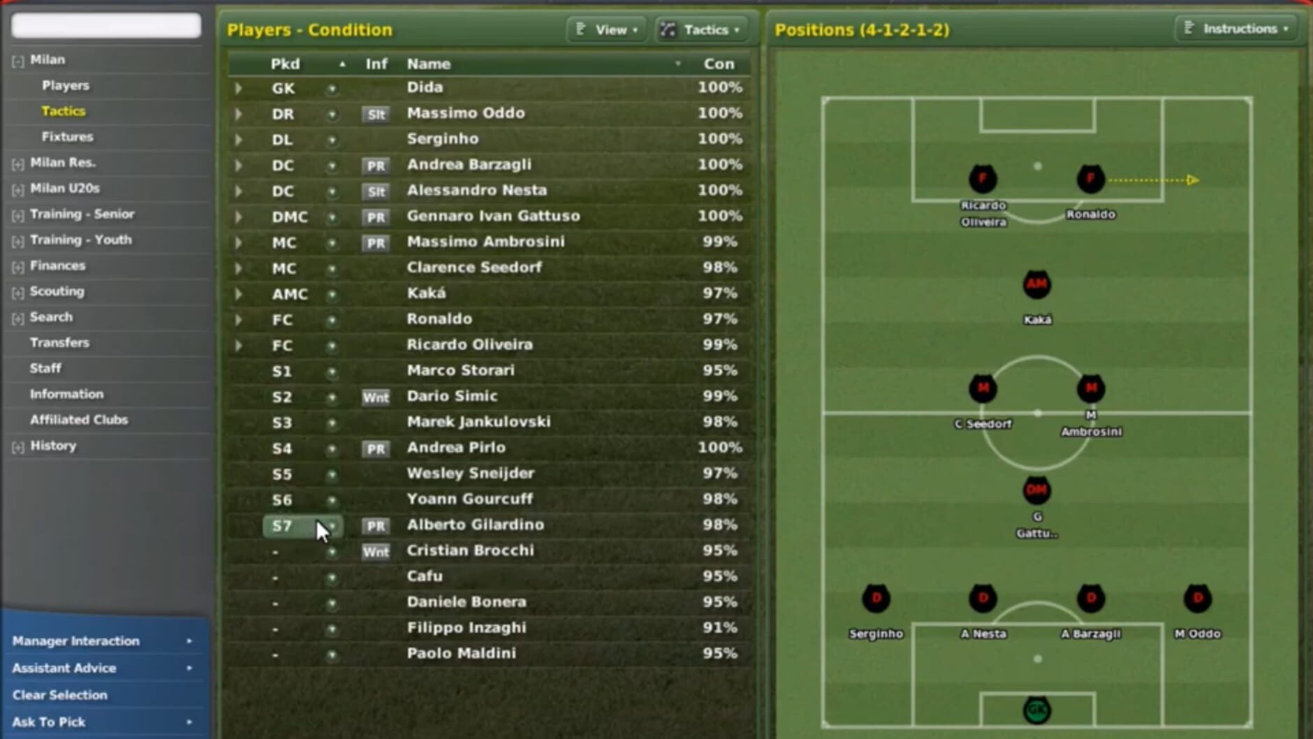 Screenshot for Football Manager 2007