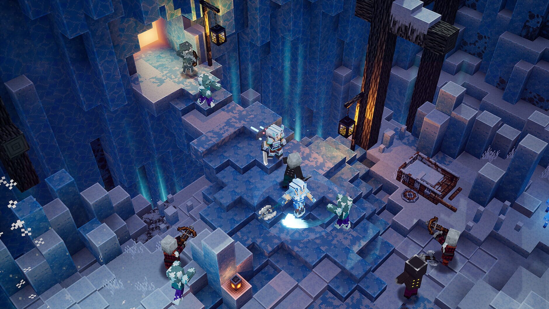Screenshot for Minecraft Dungeons: Creeping Winter