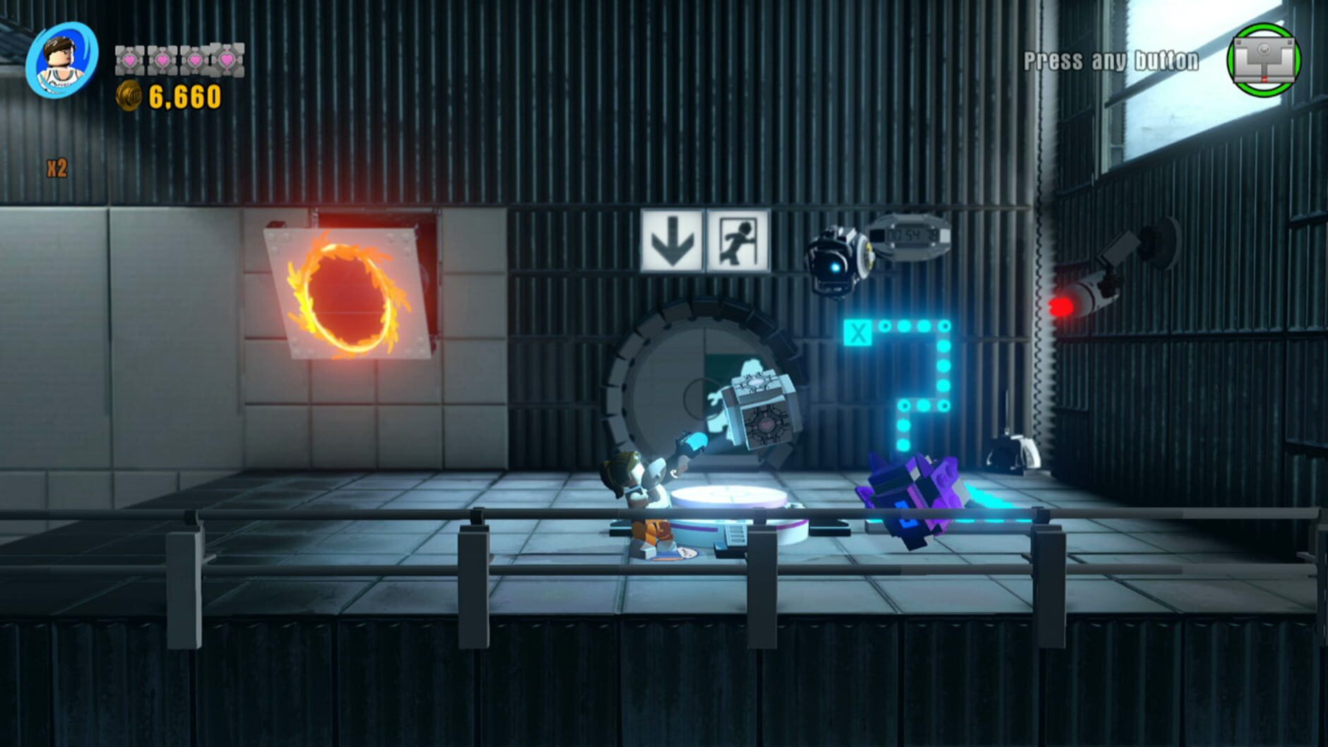 Screenshot for LEGO Dimensions: Portal 2 Level Pack