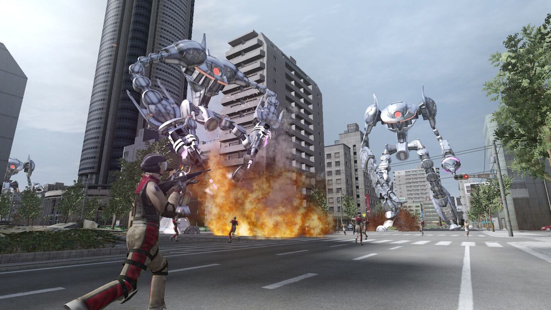Screenshot for Earth Defense Force 3 for Nintendo Switch