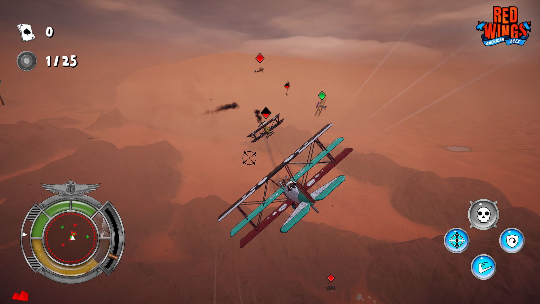 Screenshot for Red Wings: American Aces