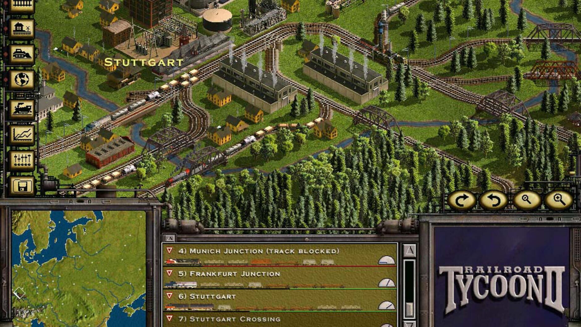 Screenshot for Railroad Tycoon II