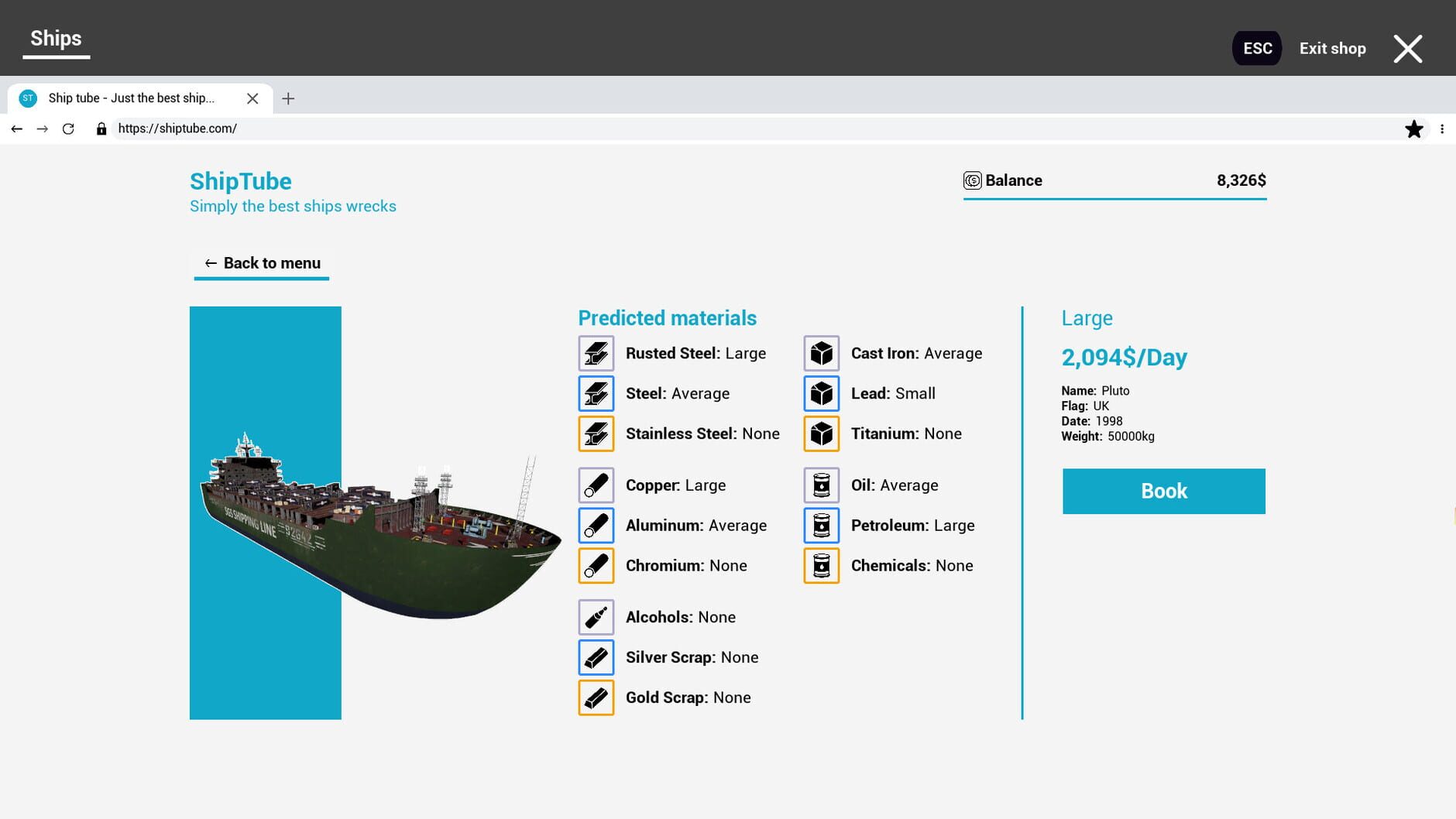 Screenshot for Ship Graveyard Simulator