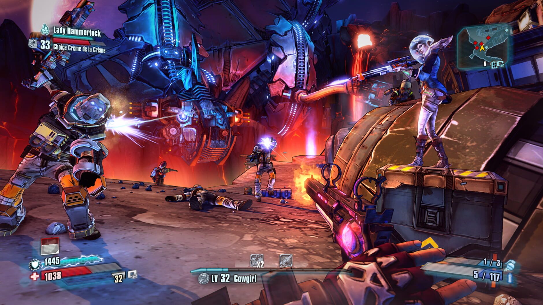 Screenshot for Borderlands: The Pre-Sequel - Lady Hammerlock The Baroness