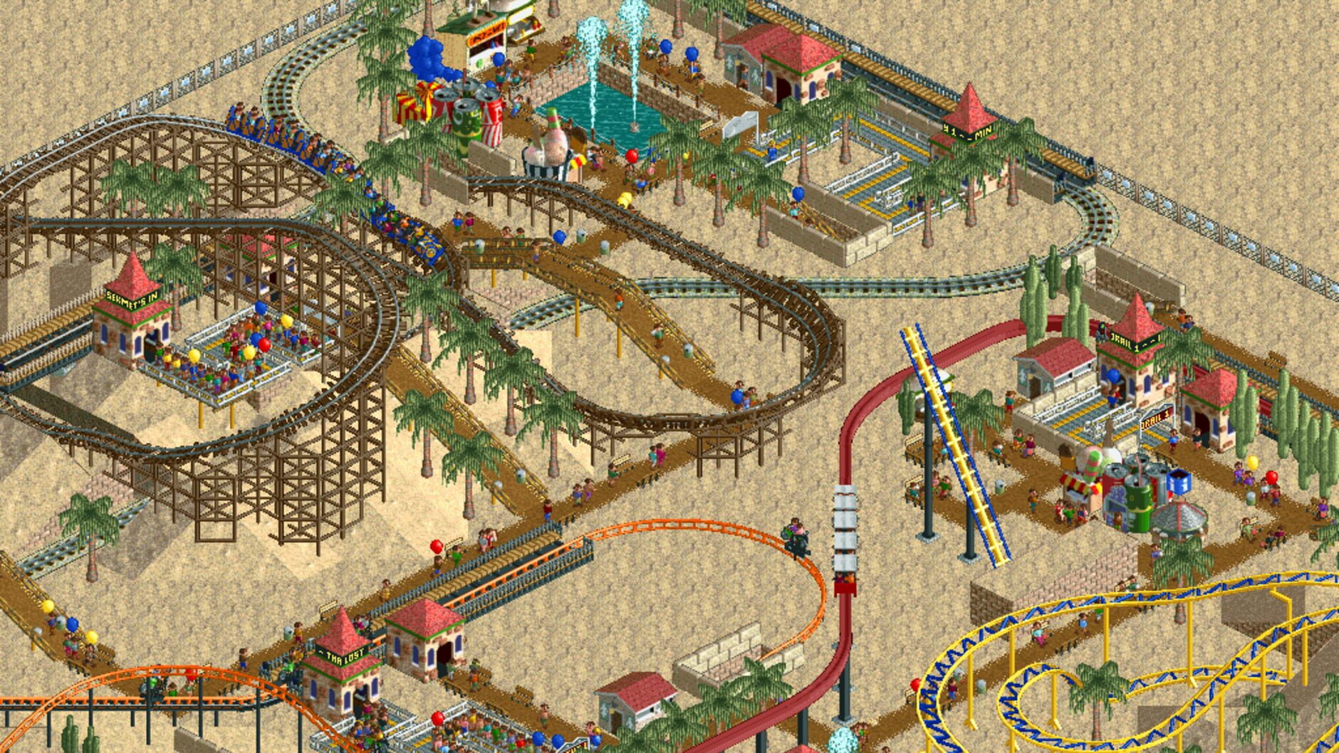 Screenshot for RollerCoaster Tycoon