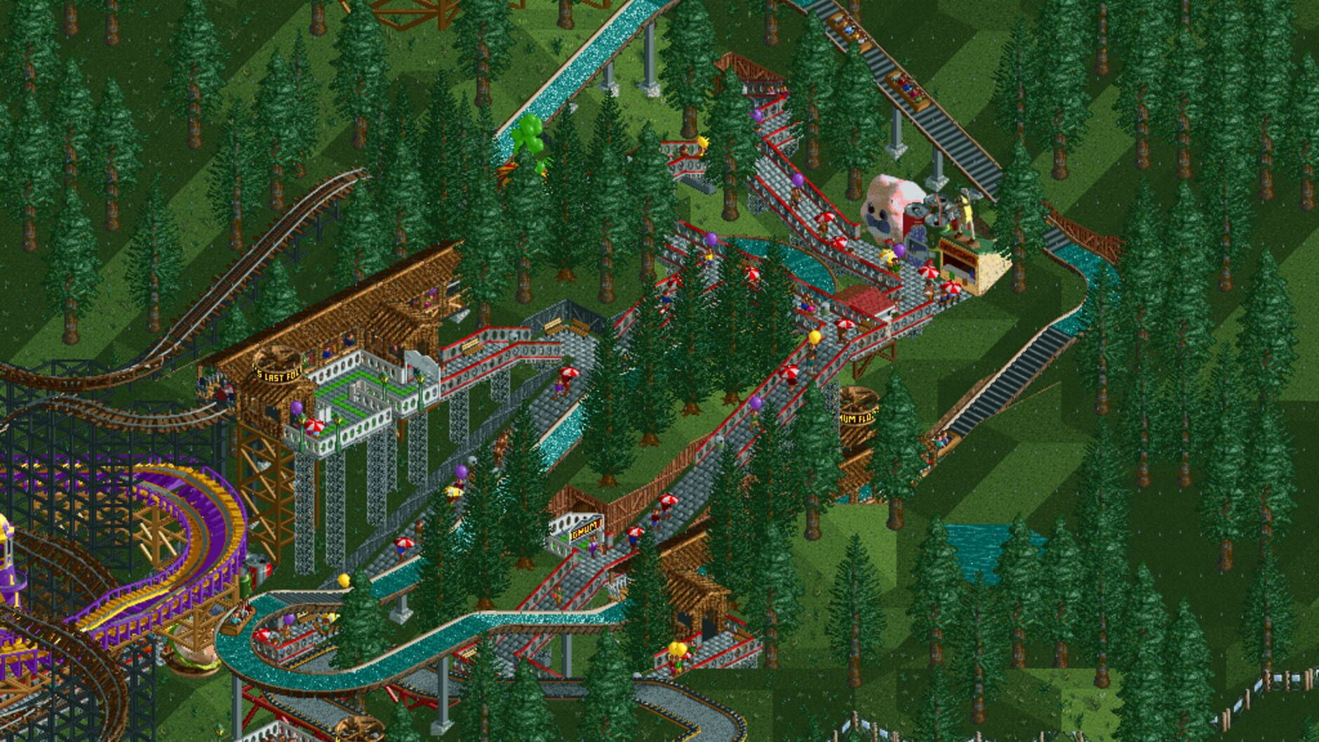 Screenshot for RollerCoaster Tycoon