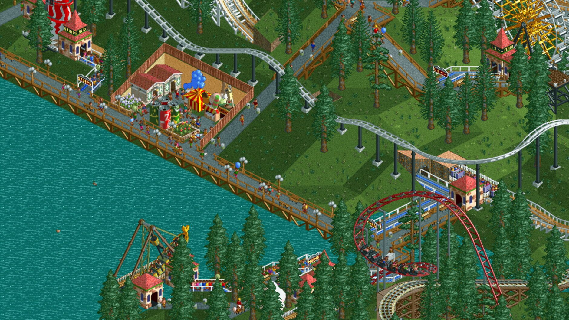 Screenshot for RollerCoaster Tycoon