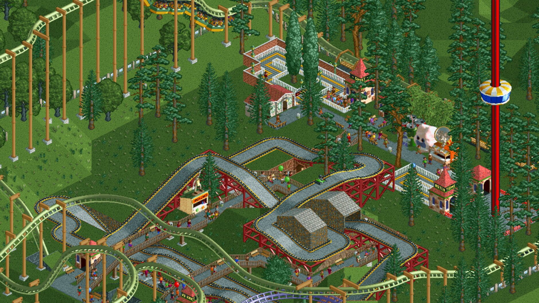 Screenshot for RollerCoaster Tycoon