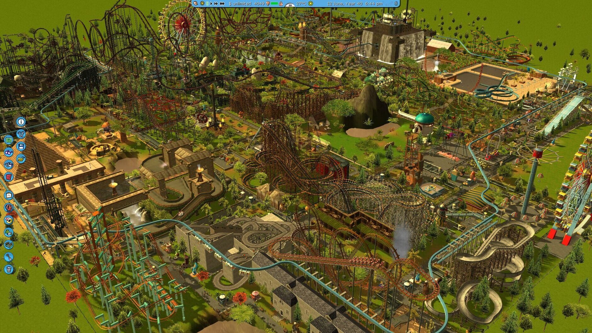 Screenshot for RollerCoaster Tycoon 3