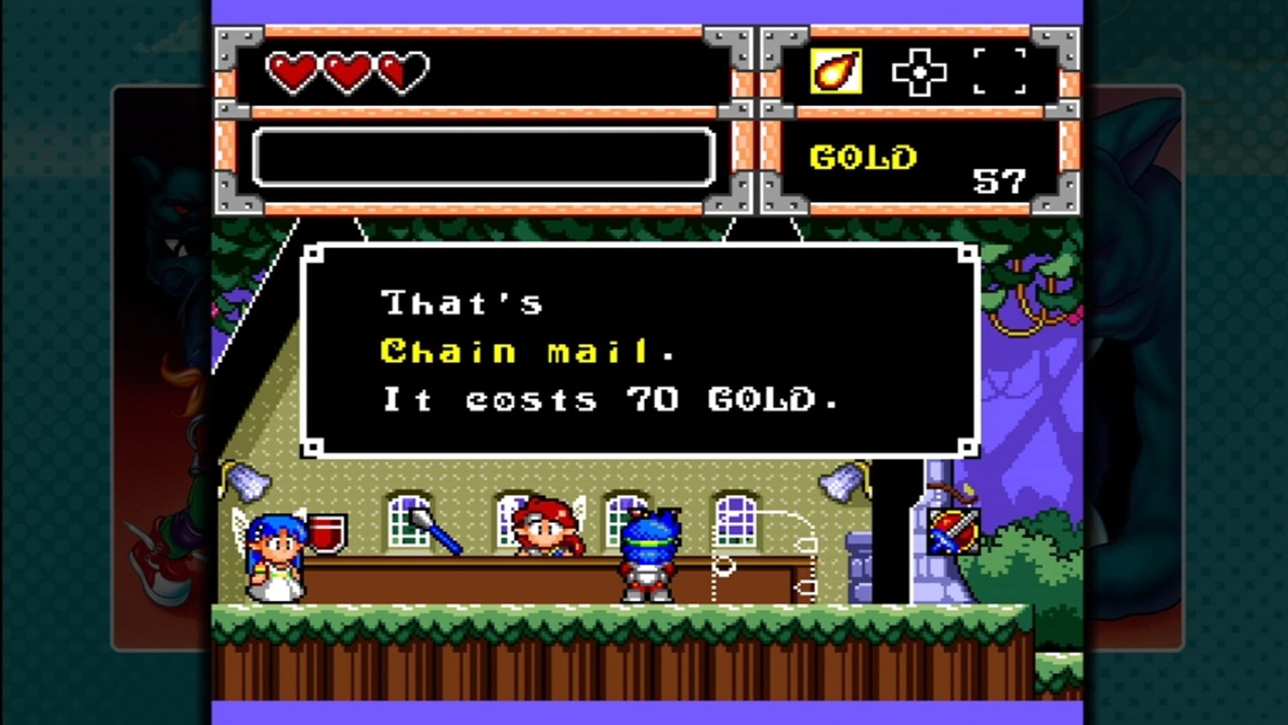 Screenshot for Sega Vintage Collection: Monster World