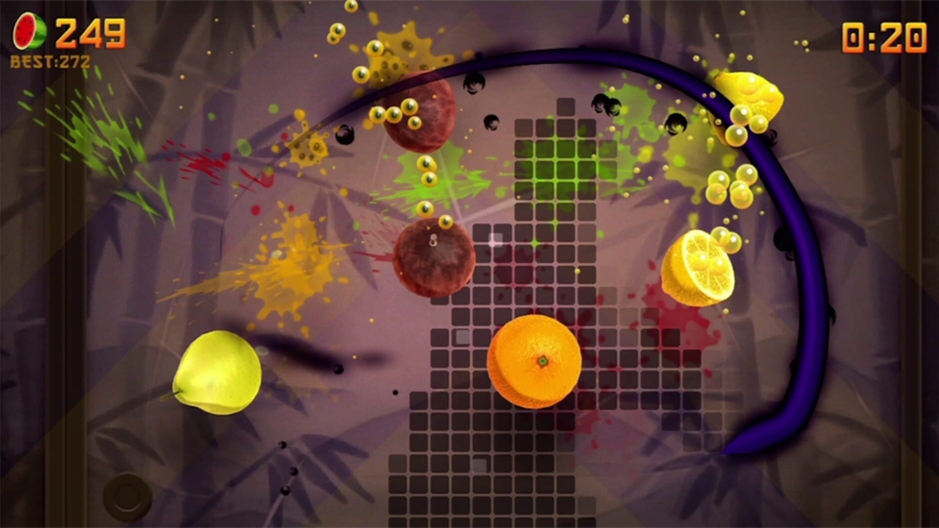 Screenshot for Fruit Ninja Kinect