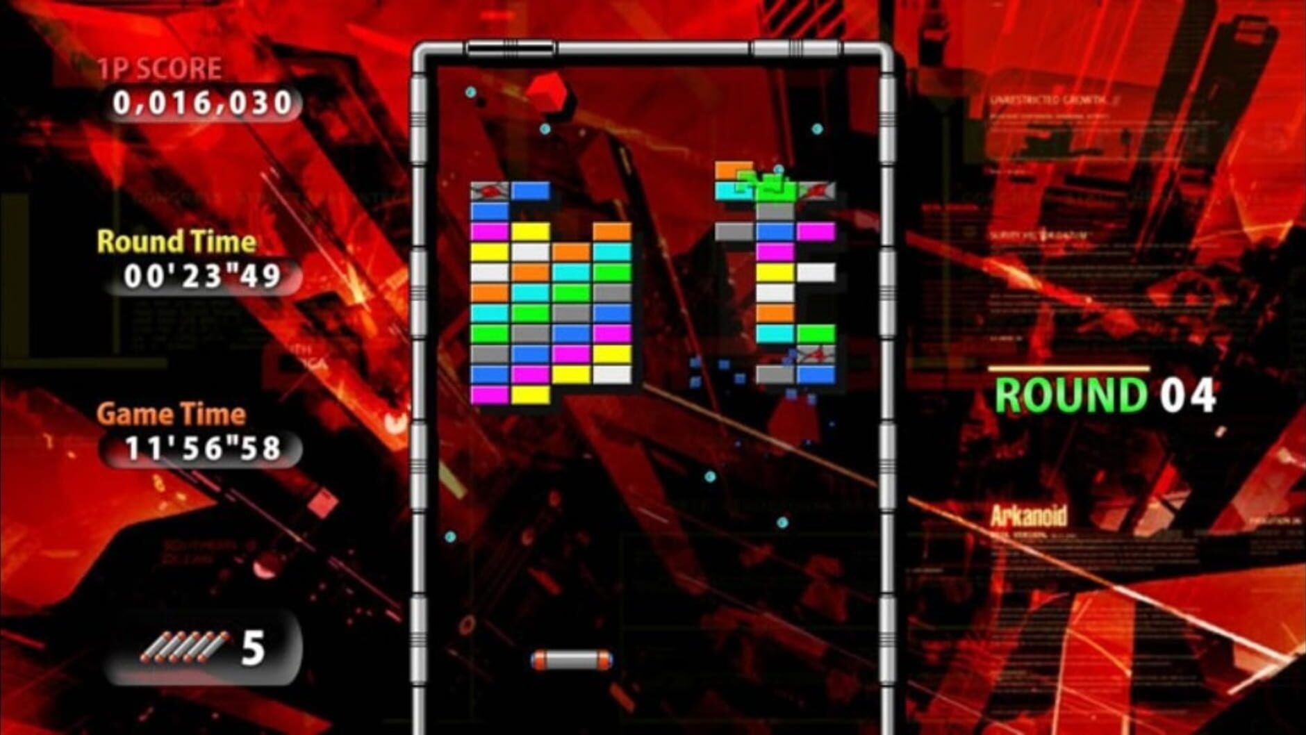 Screenshot for Arkanoid Live!