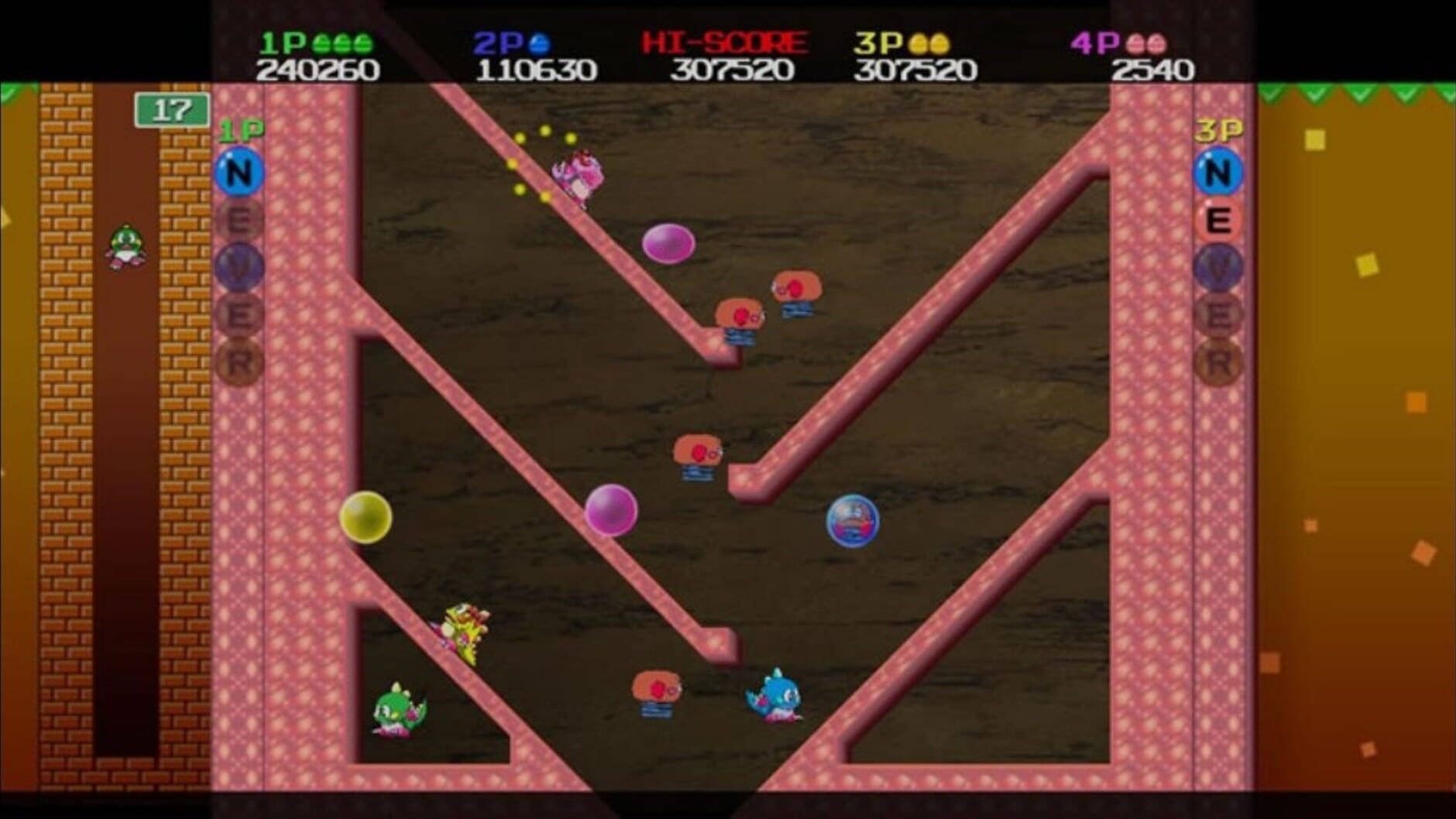 Screenshot for Bubble Bobble Neo!