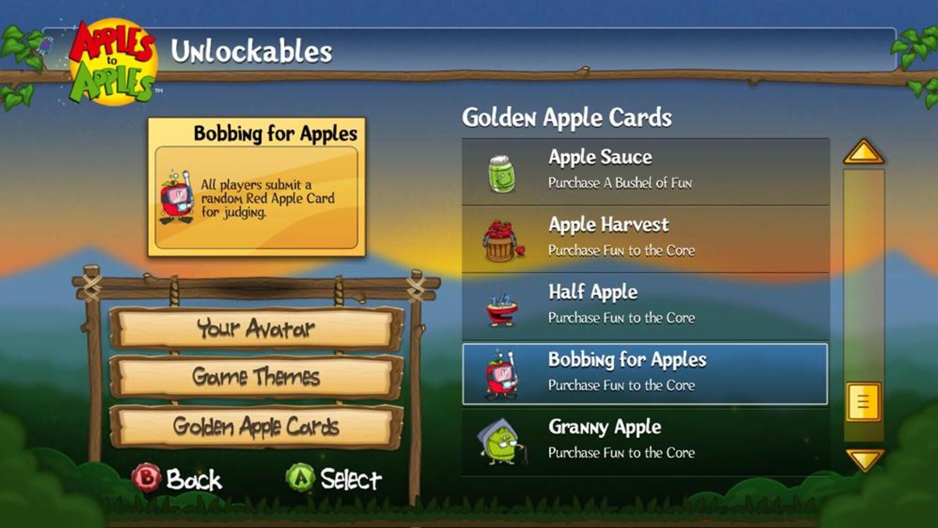 Screenshot for Apples to Apples