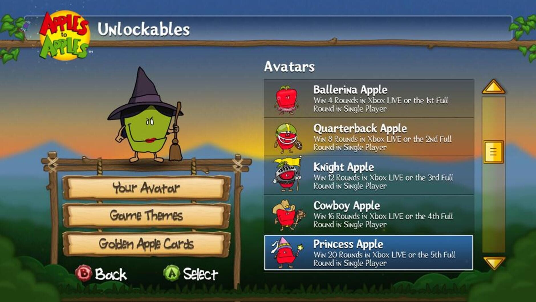 Screenshot for Apples to Apples