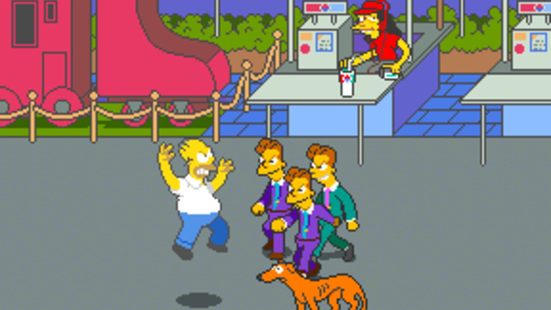 Screenshot for The Simpsons Arcade Game