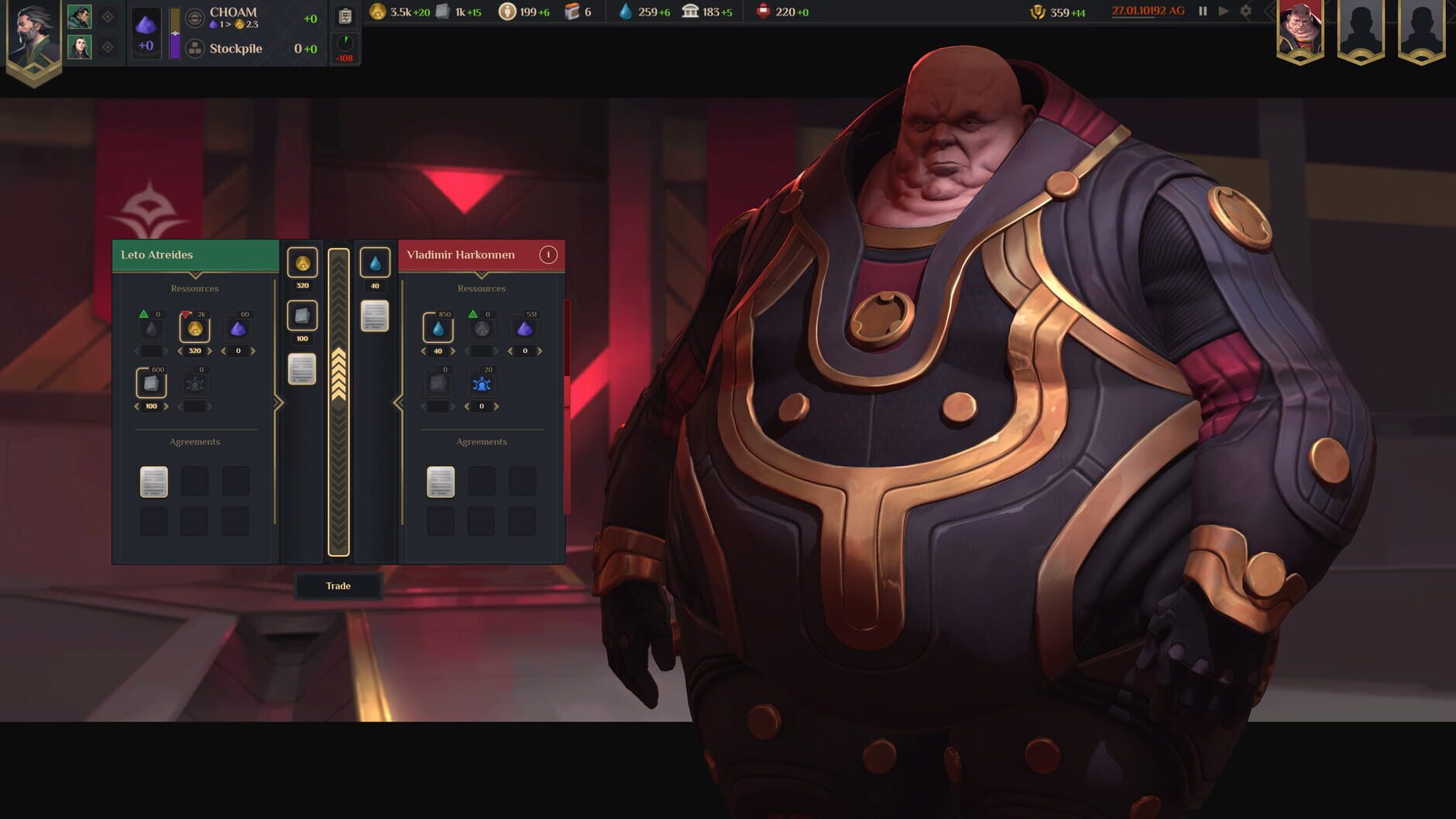 Screenshot for Dune: Spice Wars