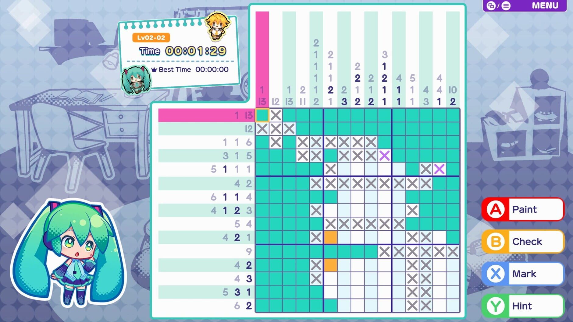 Screenshot for Hatsune Miku Logic Paint S