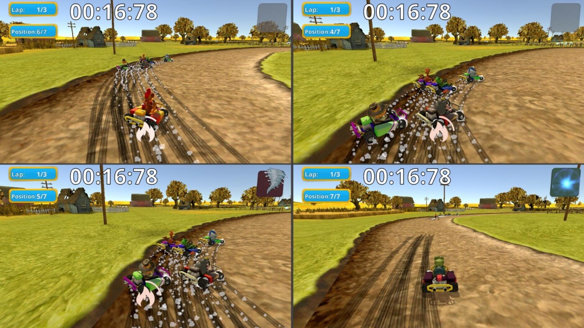 Screenshot for Crazy Chicken Kart 2