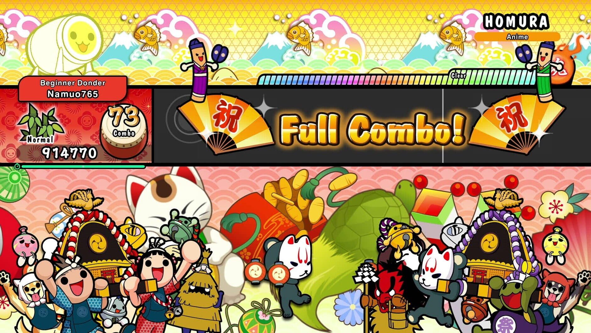 Screenshot for Taiko no Tatsujin: The Drum Master!