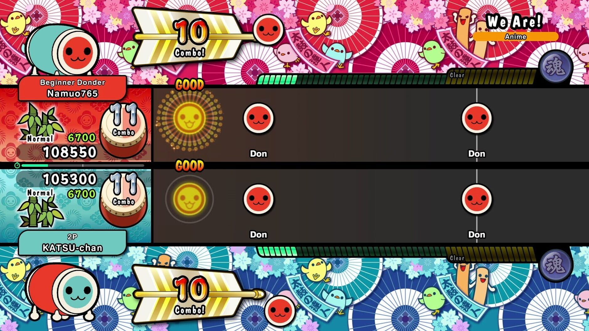 Screenshot for Taiko no Tatsujin: The Drum Master!