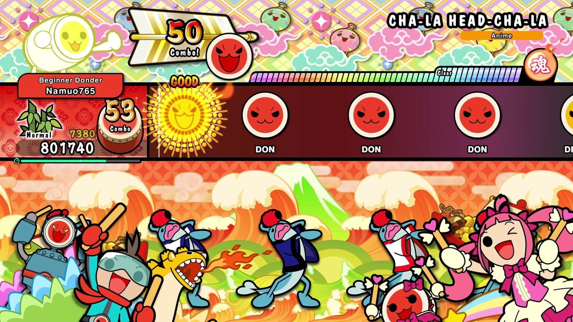 Screenshot for Taiko no Tatsujin: The Drum Master!