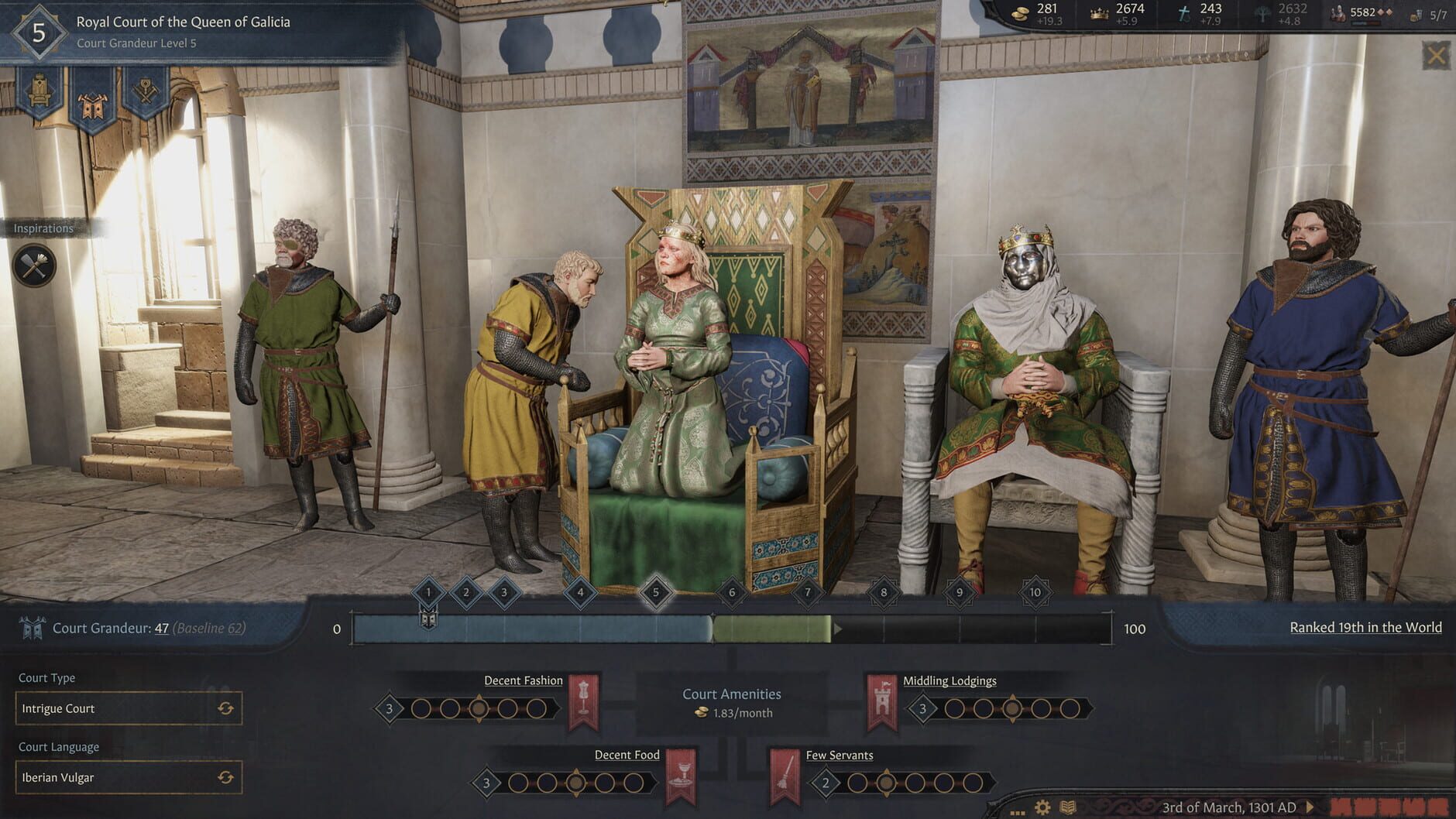 Screenshot for Crusader Kings III: Royal Court