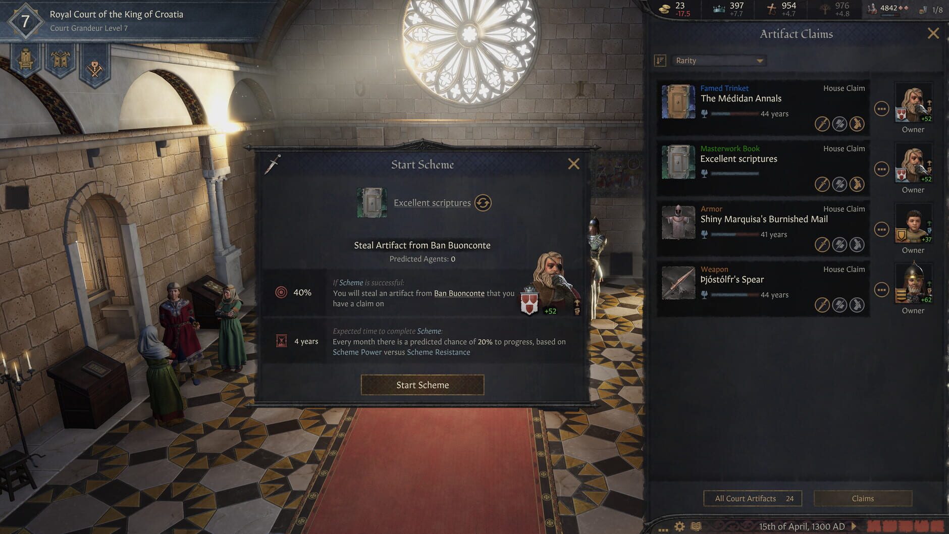 Screenshot for Crusader Kings III: Royal Court