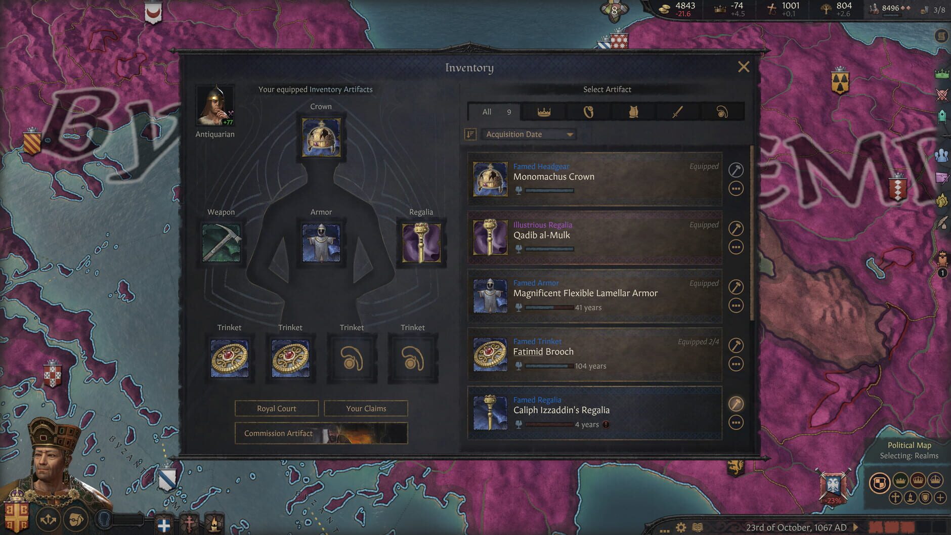 Screenshot for Crusader Kings III: Royal Court