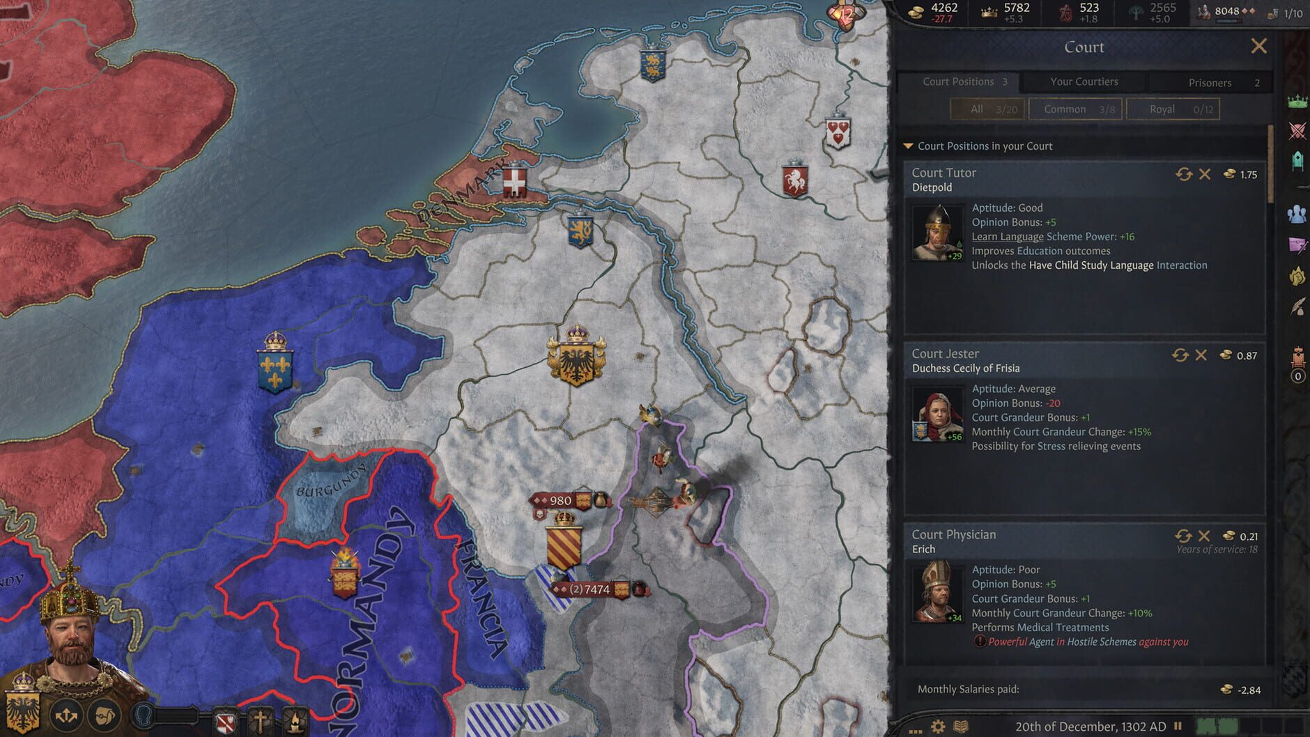 Screenshot for Crusader Kings III: Royal Court